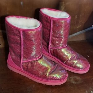 ***SOLD***DO NOT BUY!!!*** Uggs Pink Sparkle